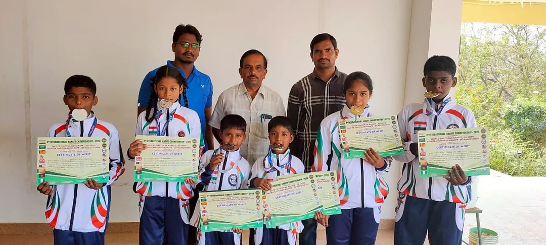 Karate medal recognition