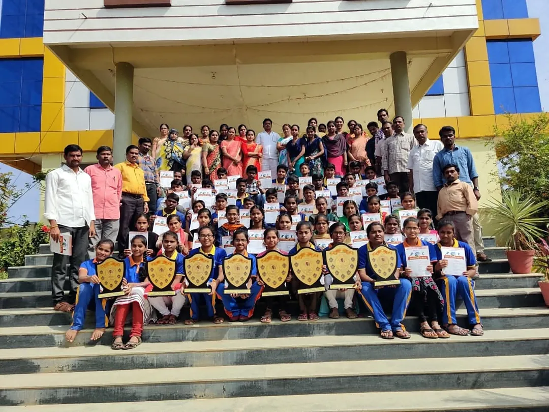 Blue Moon students at a sports recognition event